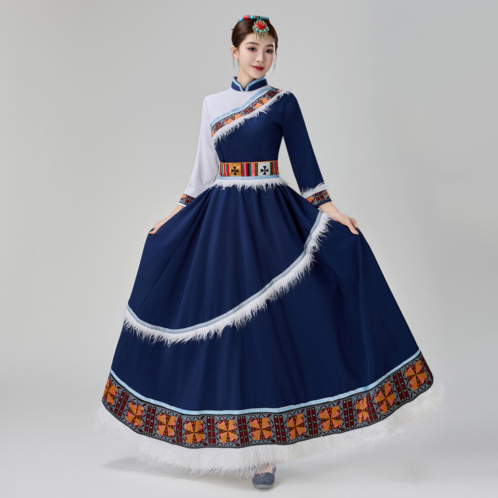 Men’s Tibetan and Mongolian performance costume