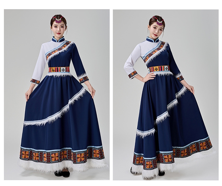 Women’s flowing Tibetan-inspired dance costume