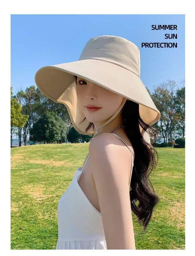 Neck-Covering UV Protection Sun Hat