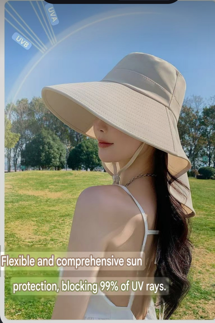 Wide brim sun hat designed for enhanced outdoor coverage