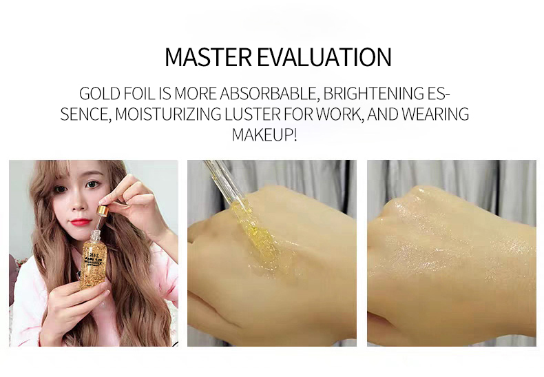 Golden hyaluronic acid facial serum product details